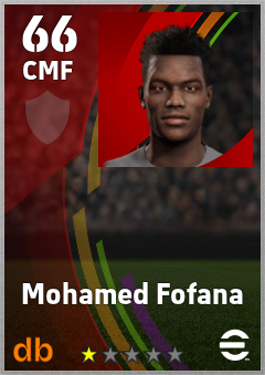 Mohamed Fofana — CMF, OVR 66, MAX 66