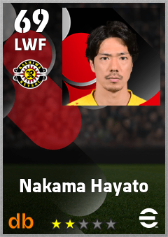 Nakama Hayato eFootball player card