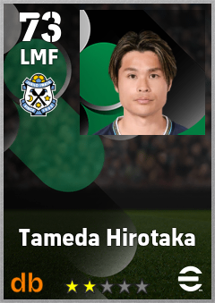 Tameda Hirotaka — LMF, OVR 73, MAX 73