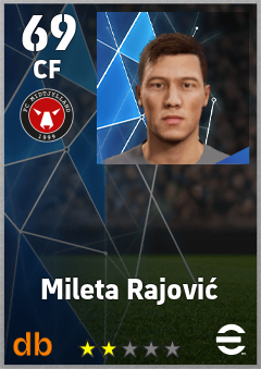Mileta Rajović — CF, OVR 69, MAX 69