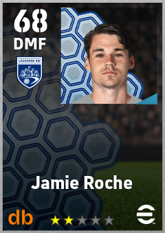Jamie Roche — DMF, OVR 68, MAX 68