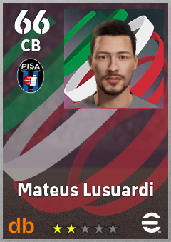 Mateus Lusuardi — CB, OVR 66, MAX 66