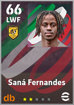 Saná Fernandes — LWF, OVR 66, MAX 66