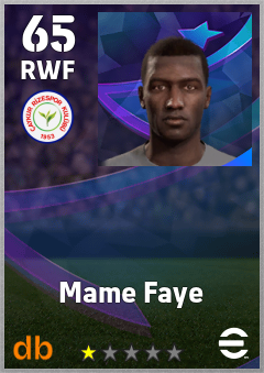 Mame Faye — RWF, OVR 65, MAX 65