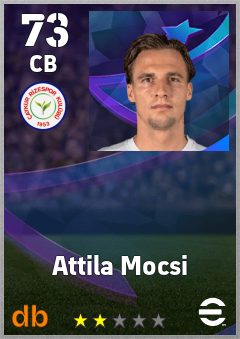Attila Mocsi — CB, OVR 73, MAX 73