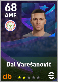 Dal Varešanović eFootball player card