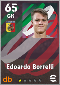 Edoardo Borrelli — GK, OVR 65, MAX 65