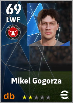 Mikel Gogorza — LWF, OVR 69, MAX 69
