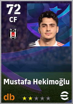 Mustafa Hekimoğlu — CF, OVR 72, MAX 72