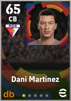 Dani Martínez eFootball player card