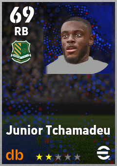 Junior Tchamadeu — RB, OVR 69, MAX 69
