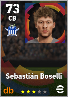 Sebastián Boselli — CB, OVR 73, MAX 73
