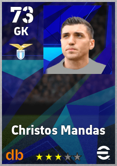 Christos Mandas eFootball player card