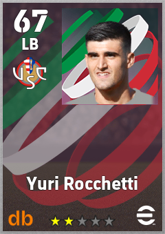 Yuri Rocchetti — LB, OVR 67, MAX 67