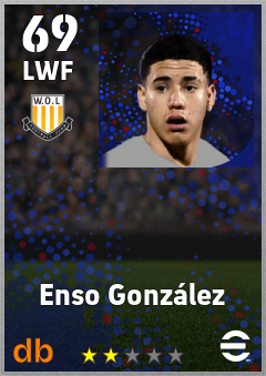 Enso González eFootball player card