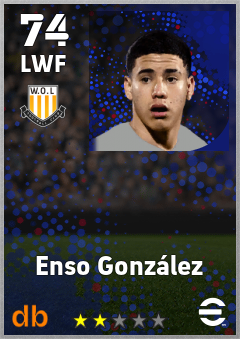 Enso González — LWF, OVR 74, MAX 74