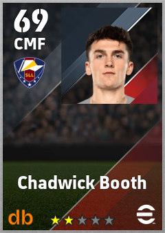 Chadwick Booth — CMF, OVR 69, MAX 69