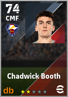 Chadwick Booth — CMF, OVR 74, MAX 74