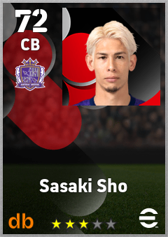 Sasaki Sho eFootball player card