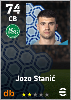 Jozo Stanić — CB, OVR 74, MAX 74