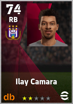 Ilay Camara — RB, OVR 74, MAX 74