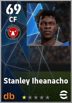 Stanley Iheanacho — CF, OVR 69, MAX 69