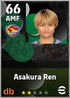 Asakura Ren — AMF, OVR 66, MAX 66