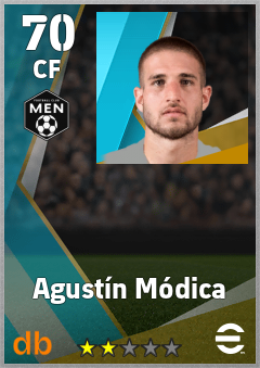 Agustín Módica — CF, OVR 70, MAX 70