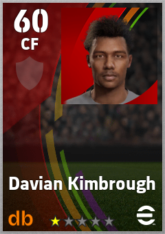 Davian Kimbrough eFootball player card