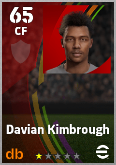 Davian Kimbrough eFootball player card