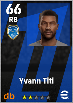 Yvann Titi — RB, OVR 66, MAX 66