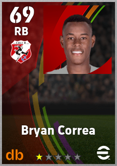 Bryan Correa — RB, OVR 69, MAX 69
