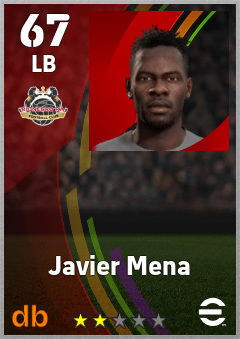 Javier Mena — LB, OVR 67, MAX 67