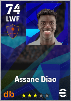Assane Diao eFootball player card