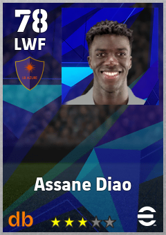 Assane Diao eFootball player card