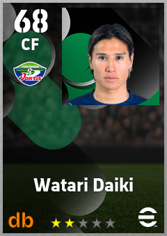 Watari Daiki eFootball player card