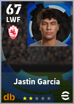 Jastin García — LWF, OVR 67, MAX 67
