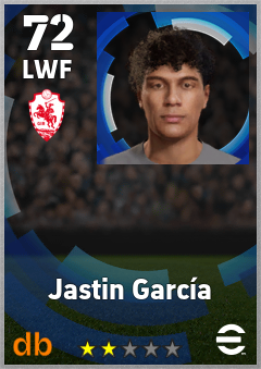 Jastin García — LWF, OVR 72, MAX 72