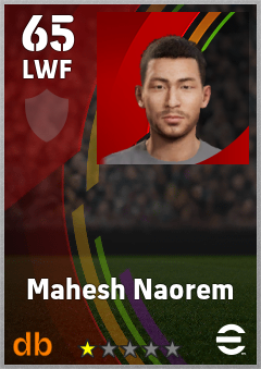 Mahesh Naorem — LWF, OVR 65, MAX 65