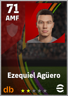 Ezequiel Agüero — AMF, OVR 71, MAX 71