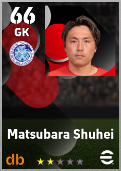 Matsubara Shuhei eFootball player card