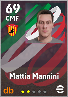 Mattia Mannini eFootball player card