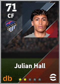 Julian Hall eFootball player card