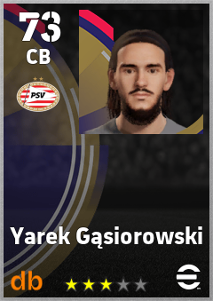 Yarek Gąsiorowski eFootball player card