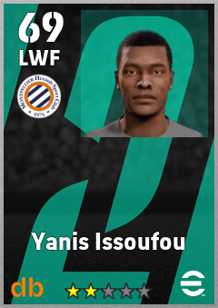 Yanis Issoufou — LWF, OVR 69, MAX 69