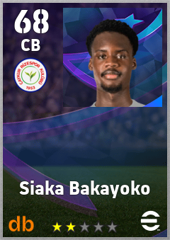 Siaka Bakayoko eFootball player card