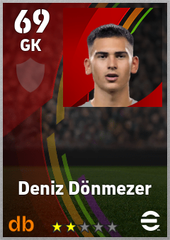 Deniz Dönmezer — GK, OVR 69, MAX 69