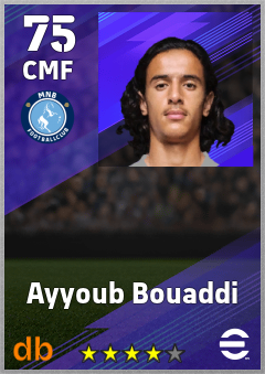 Ayyoub Bouaddi eFootball player card