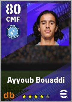 Ayyoub Bouaddi — CMF, OVR 80, MAX 80
