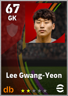 Lee Gwang-Yeon eFootball player card